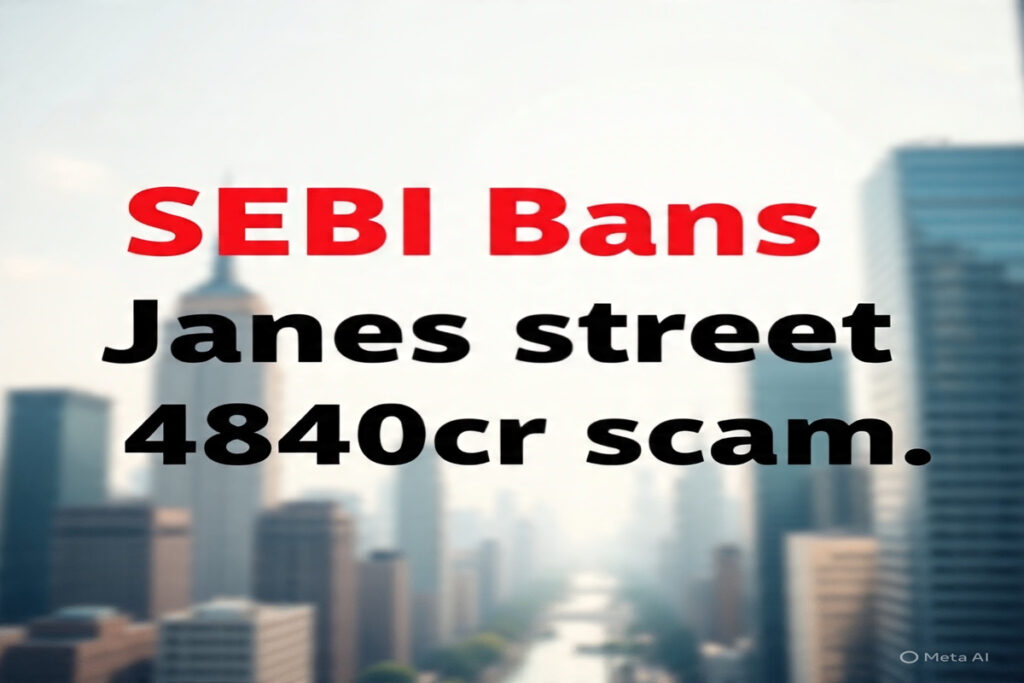 SEBI bans Janes Street 4840cr scam